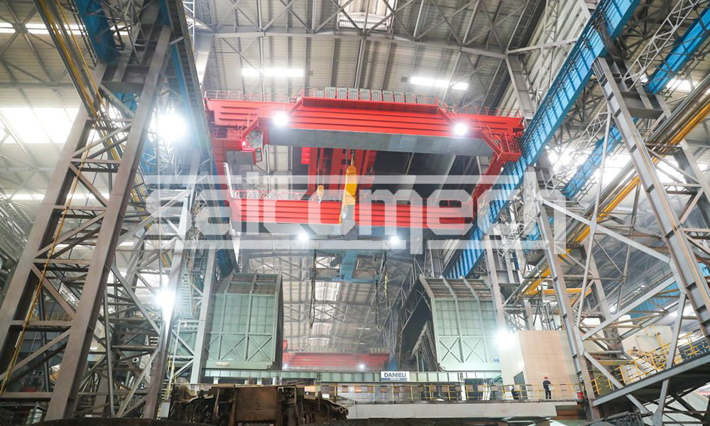 Crane project at Luzhou Xinyang Vanadium Titanium Steel, first view